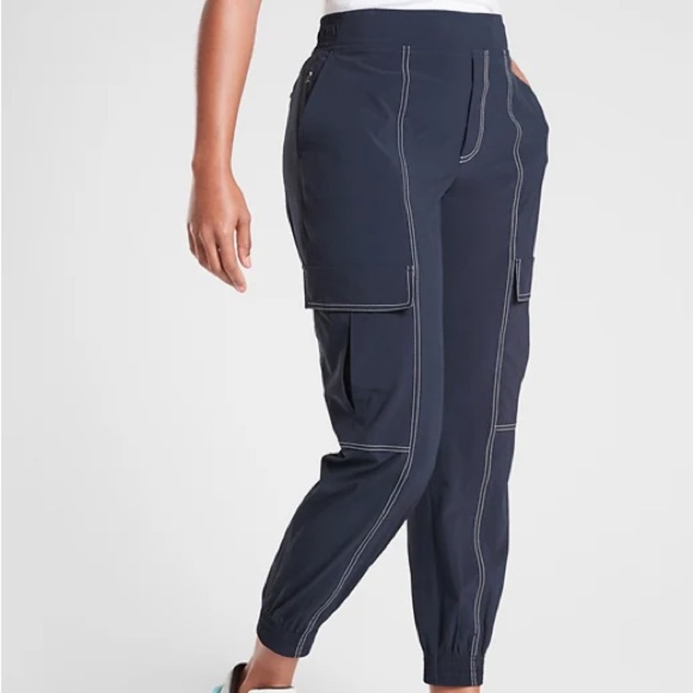 Athleta Chelsea Utility Joggers in Navy Blue